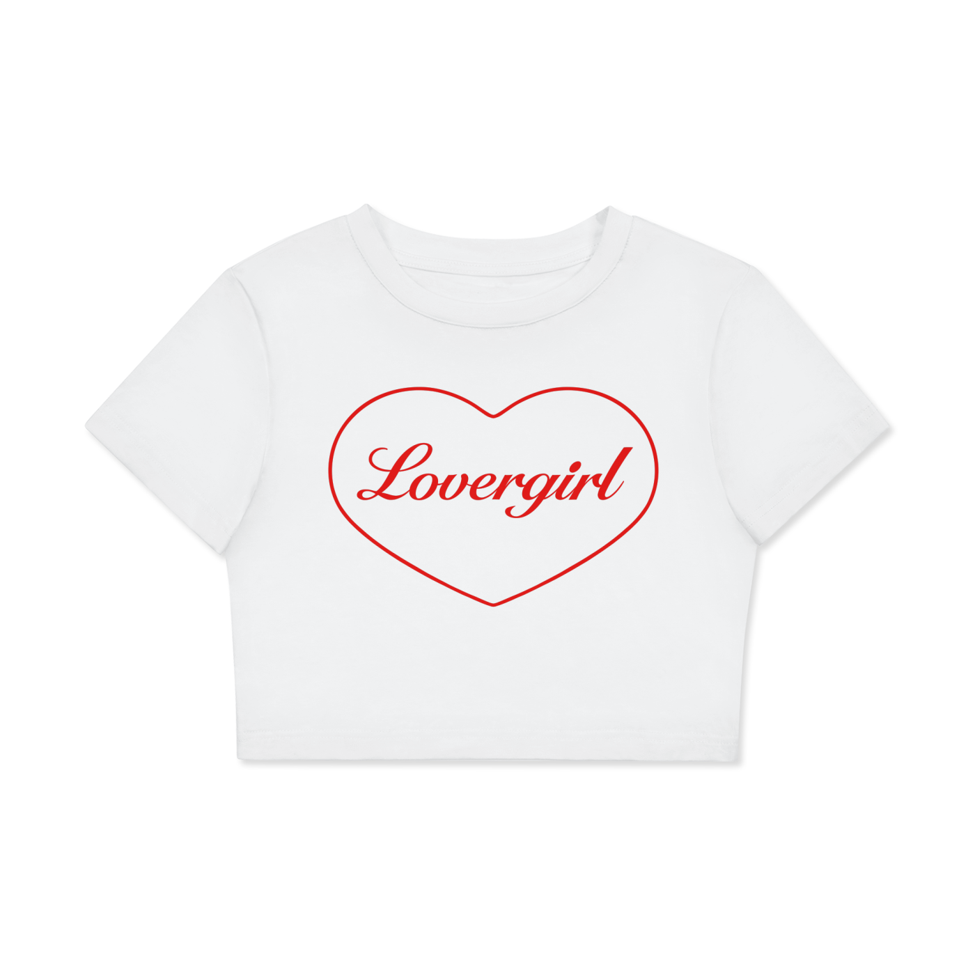 Lovergirl Fitted Crop T-Shirt