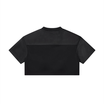 Feral Cropped V-Neck Jersey