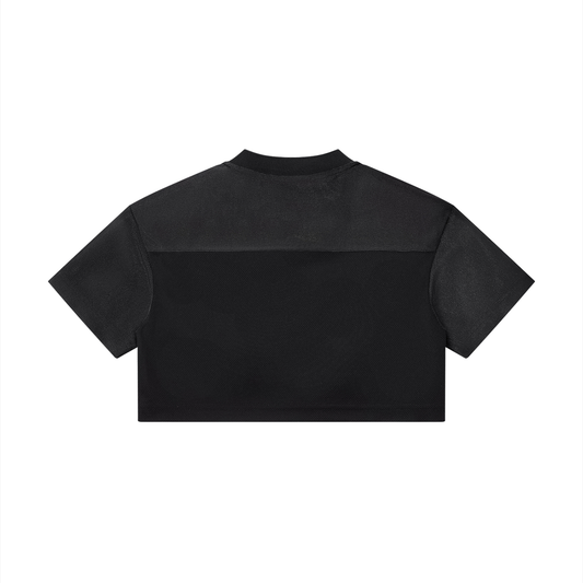 Feral Cropped V-Neck Jersey